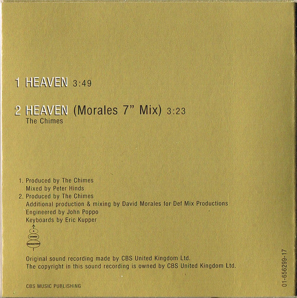 The Chimes : Heaven (CD, Mini, Single)