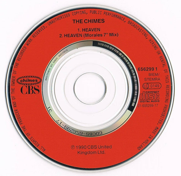 The Chimes : Heaven (CD, Mini, Single)