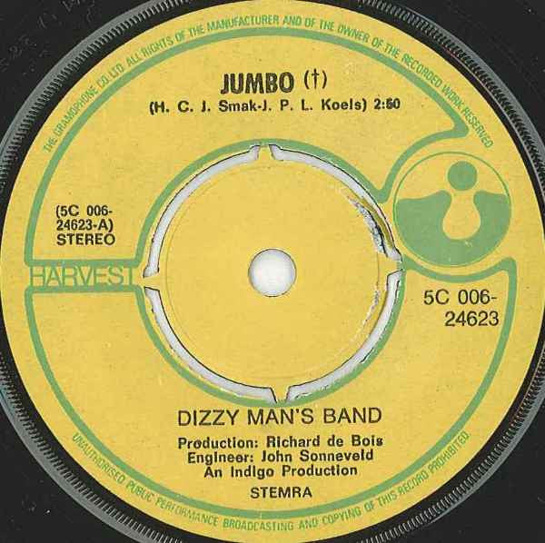 Dizzy Man's Band : Jumbo (7", Single, Pus)