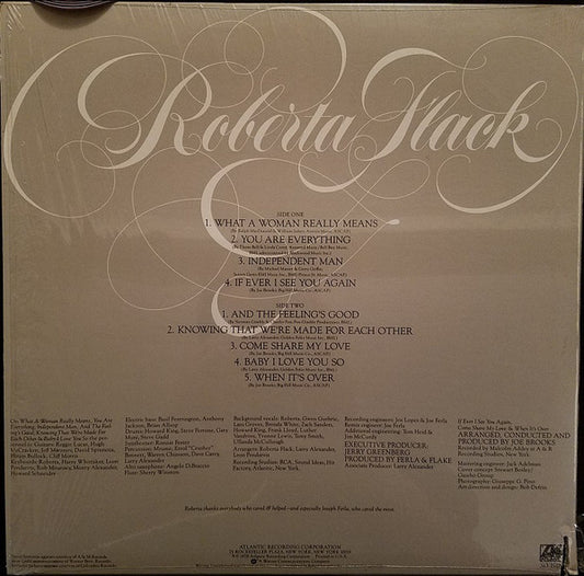 Roberta Flack : Roberta Flack (LP, Album)