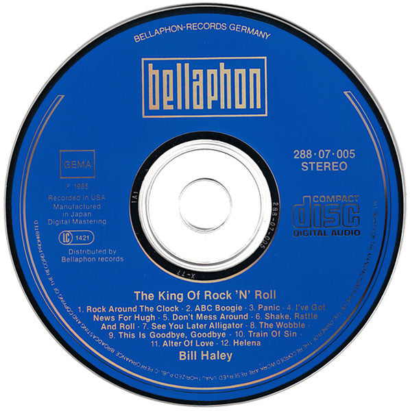 Bill Haley : The King Of Rock 'N' Roll (CD, Comp)