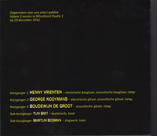 Vreemde Kostgangers, Henny Vrienten, George Kooymans, Boudewijn de Groot : Vreemde Kostgangers (CD, Album)