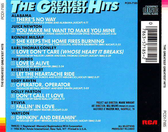Various : The Greatest Greatest Hits (CD, Comp)