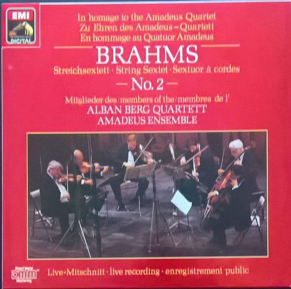 Brahms*, Mitglieder Des Alban Berg Quartett*, Mitglieder Des Amadeus Ensemble* : Streichsextett = String Sextet = Sextuor À Cordes No. 2 (CD)