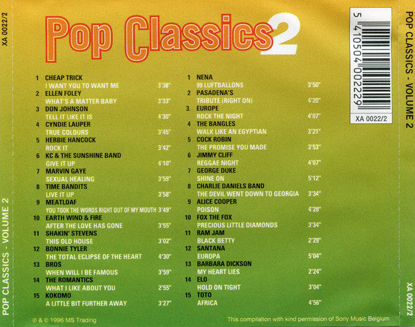 Various : Pop Classics - Volume 2 (2xCD, Comp)