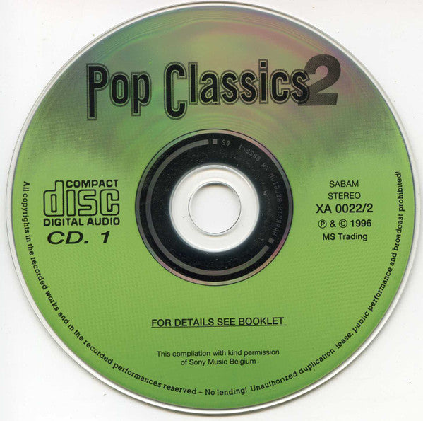 Various : Pop Classics - Volume 2 (2xCD, Comp)