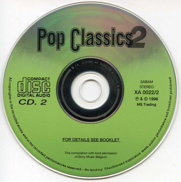 Various : Pop Classics - Volume 2 (2xCD, Comp)