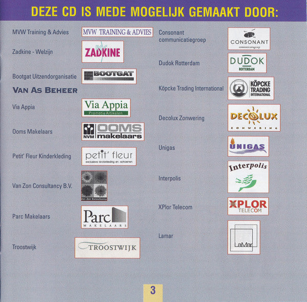 Kinderkoor Prettig Weekend & Various : Zonder Water Kun Je Niet (CD)