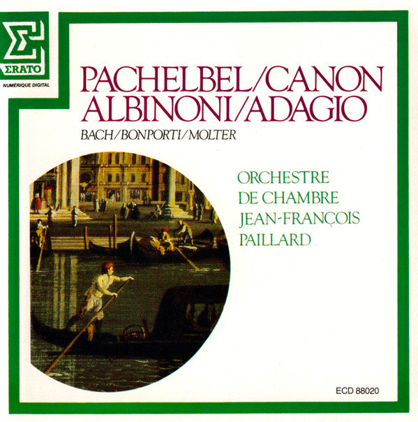 Johann Pachelbel / Tomaso Albinoni, Orchestre De Chambre Jean-François Paillard, Jean-François Paillard : Pachelbel/Canon - Albinoni/Adagio (CD, Album, RE)