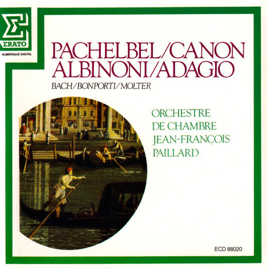 Johann Pachelbel / Tomaso Albinoni, Orchestre De Chambre Jean-François Paillard, Jean-François Paillard : Pachelbel/Canon - Albinoni/Adagio (CD, Album, RE)