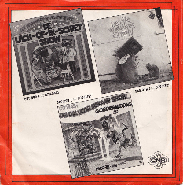 André van Duin : Willy Alberti Bedankt (7", Single)