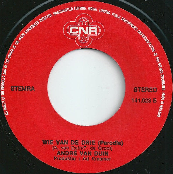 André van Duin : Willy Alberti Bedankt (7", Single)