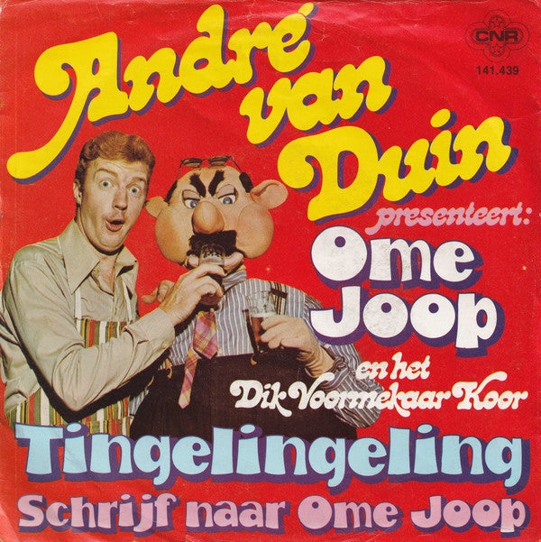 André van Duin Presenteert: Ome Joop En Dik Voormekaar Team : Tingelingeling (7", Single)