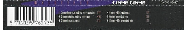 Whigfield : Gimme Gimme (CD, Maxi)