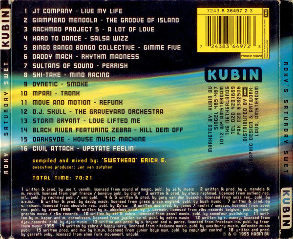 Various : RoXY's Saturday Swet (CD, Comp, Mixed)