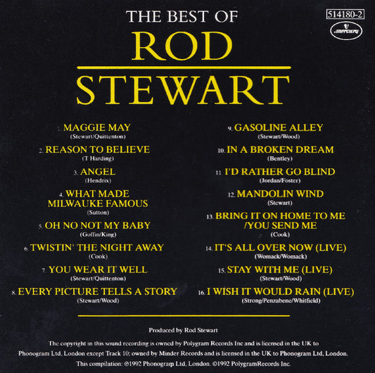 Rod Stewart : The Best Of Rod Stewart (CD, Comp)