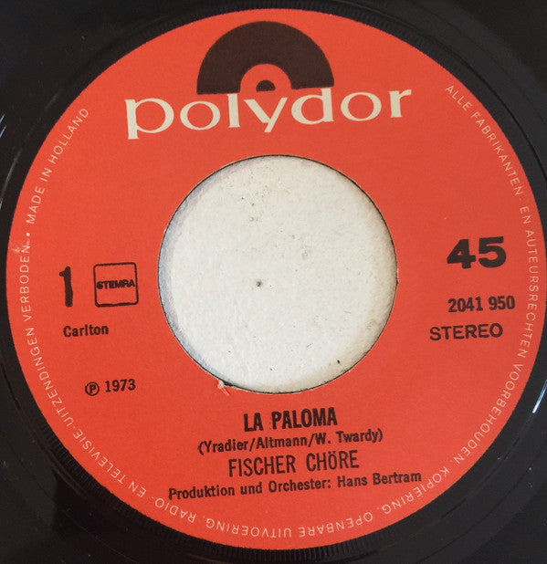 Fischer Chöre : La Paloma (7", Single)