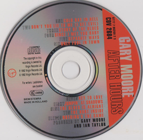 Gary Moore : After Hours (CD, Album)