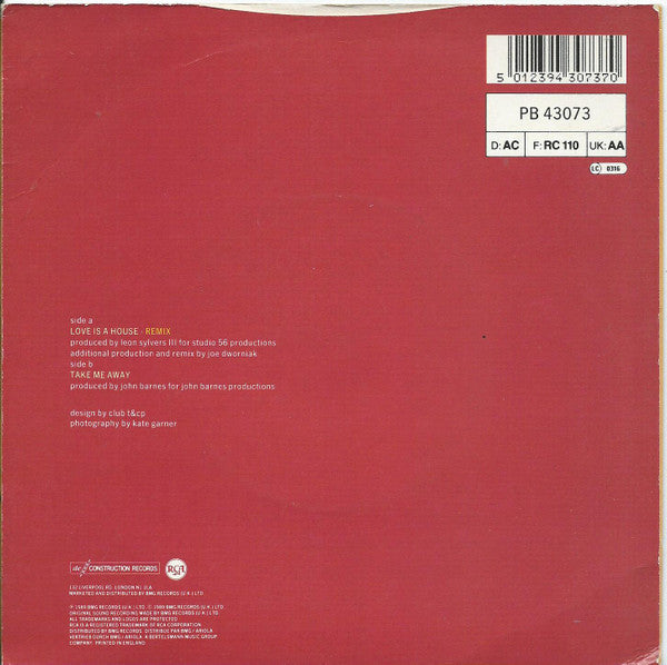 Gina Foster : Love Is A House (Remix) (7")