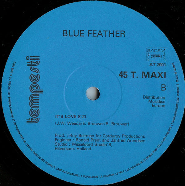 Blue Feather : Let's Funk Tonight (12", Maxi)