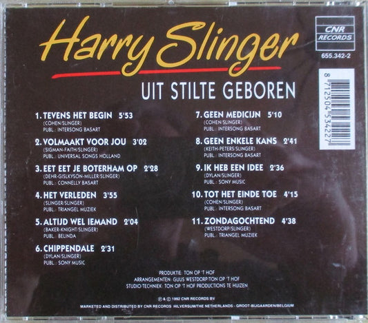 Harry Slinger : Uit Stilte Geboren (CD, Album)