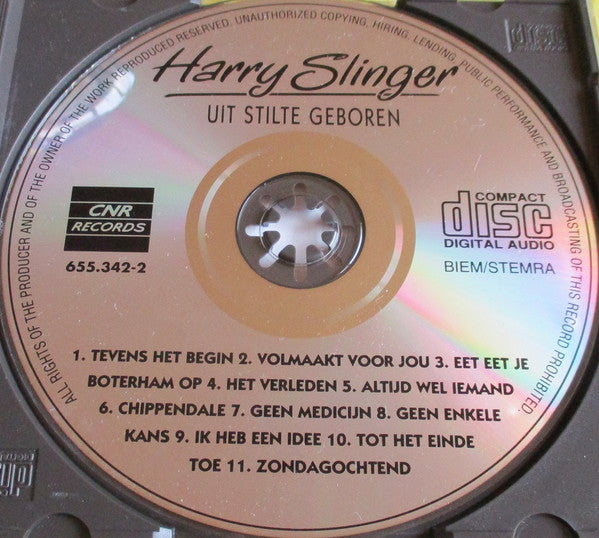 Harry Slinger : Uit Stilte Geboren (CD, Album)