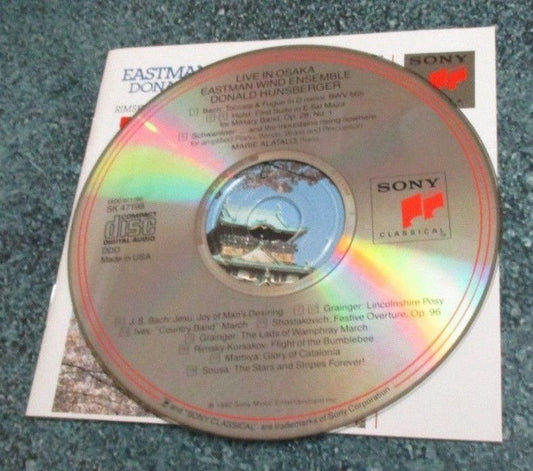 Eastman Wind Ensemble, Donald Hunsberger : Live In Osaka (CD, Album)