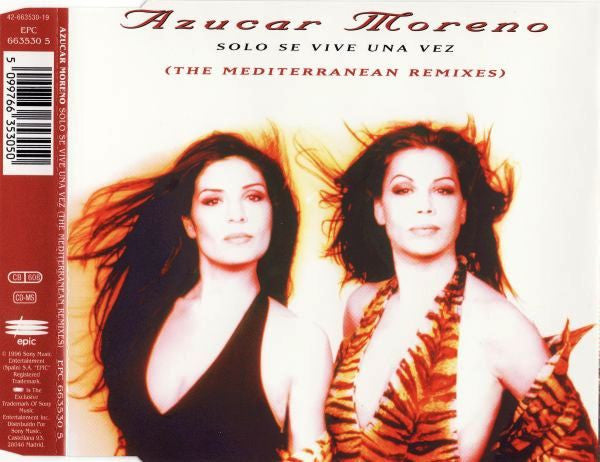 Azucar Moreno : Solo Se Vive Una Vez (The Mediterranean Remixes) (CD, Maxi)