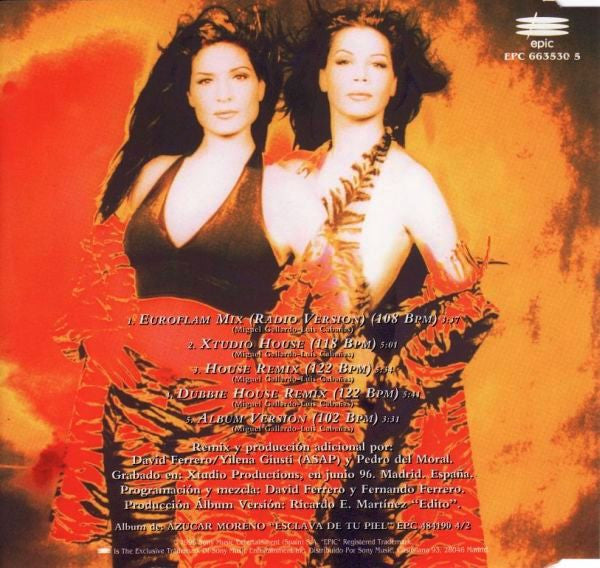 Azucar Moreno : Solo Se Vive Una Vez (The Mediterranean Remixes) (CD, Maxi)
