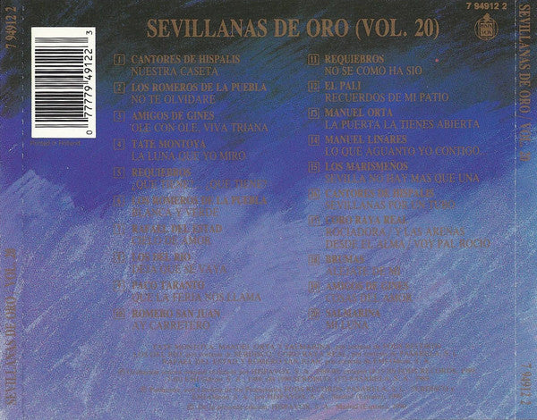 Various : Sevillanas De Oro (Vol. 20) (CD, Comp)