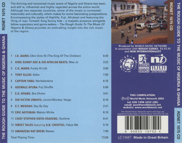 Various : The Rough Guide To The Music Of Nigeria & Ghana (CD, Comp)