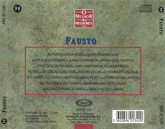 Fausto Bordalo Dias : O Melhor Dos Melhores (CD, Comp)
