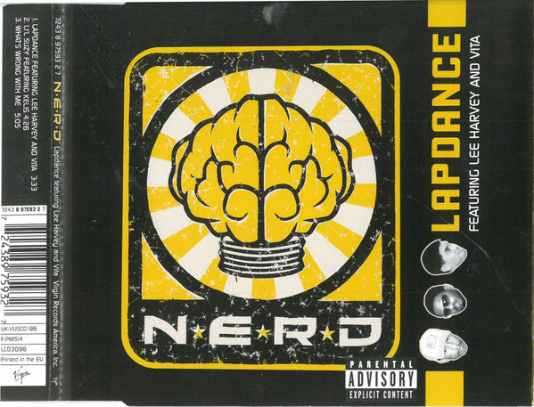 N*E*R*D : Lapdance (CD, Single)