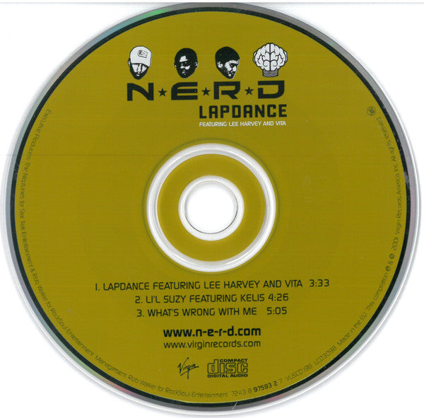 N*E*R*D : Lapdance (CD, Single)