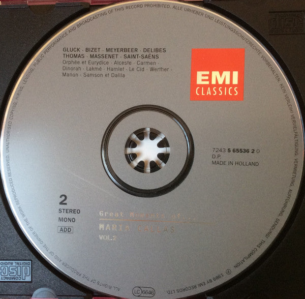 Maria Callas, Herbert von Karajan, Tullio Serafin, Antonino Votto, Alceo Galliera, Gianandrea Gavazzeni, Nicola Rescigno, Georges Prêtre, Victor De Sabata : Great Moments Of... Maria Callas (3xCD, Comp, Mono + Box, Mono)