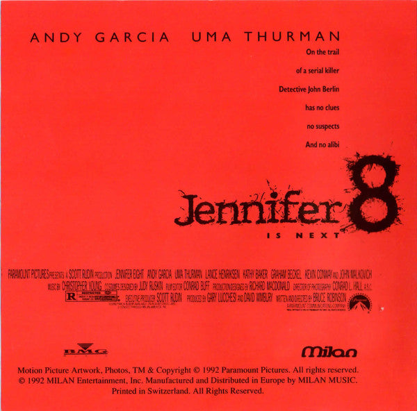 Christopher Young : Jennifer 8 (Music From The Motion Picture Soundtrack) (CD, Album)