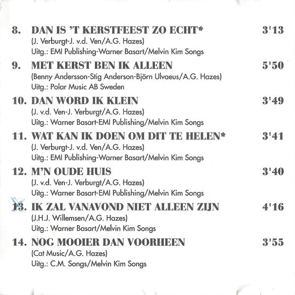 André Hazes : Kerstfeest Voor Ons (CD, Album)