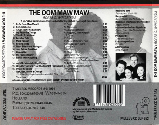 The Oom Maw Maw : Roger's Living Room (CD, Album)