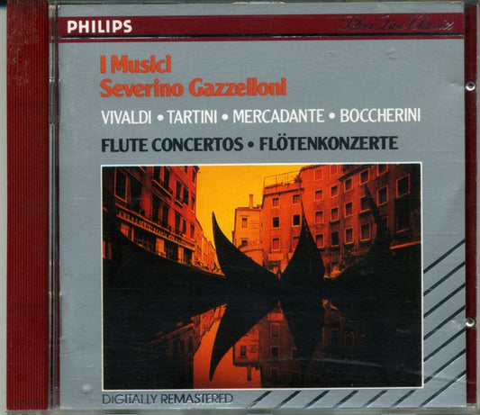 I Musici, Severino Gazzelloni - Antonio Vivaldi • Giuseppe Tartini • Giuseppe Saverio Mercadante • Luigi Boccherini : Flute Concertos = Flötenkonzerte (CD, Comp, RM)