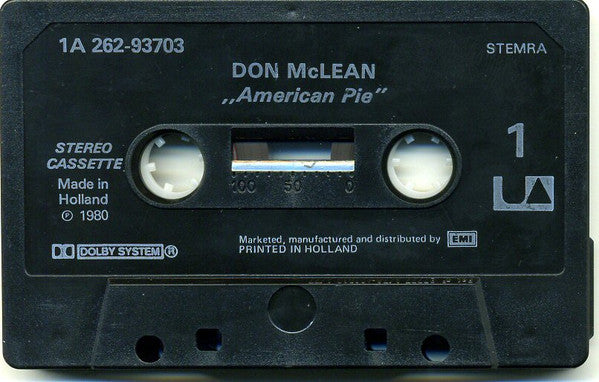 Don McLean : American Pie (Cass, Album)
