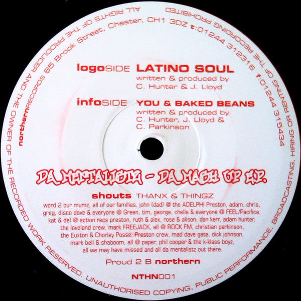 Da Mentalistz : Da Mash Up E.P. (12")
