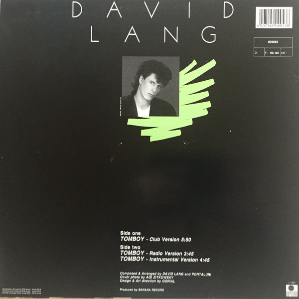 David Lang (2) : Tomboy (12", Maxi)