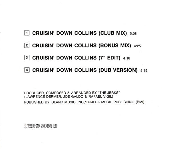 Bandera : Cruisin' Down Collins (CD, Maxi)