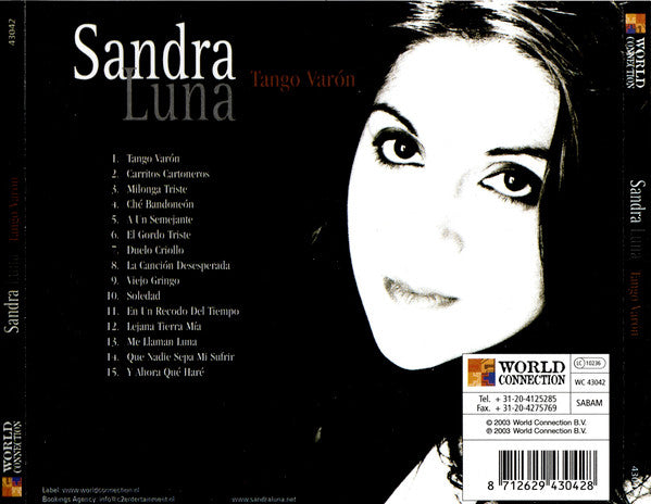 Sandra Luna : Tango Varón (CD, Album)