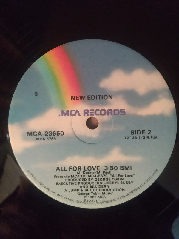 New Edition : With You All The Way (12")