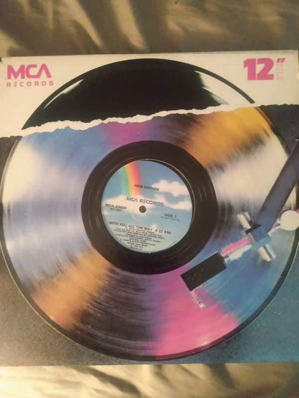 New Edition : With You All The Way (12")