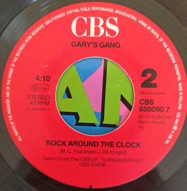 Gary's Gang : Showtime (7")