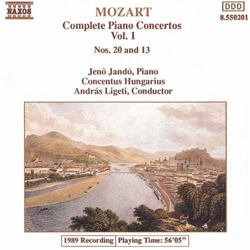 Wolfgang Amadeus Mozart / Jenö Jandó, Concentus Hungaricus, András Ligeti : Complete Piano Concertos Vol. 1 - Nos. 20 And 13 (CD, Album)