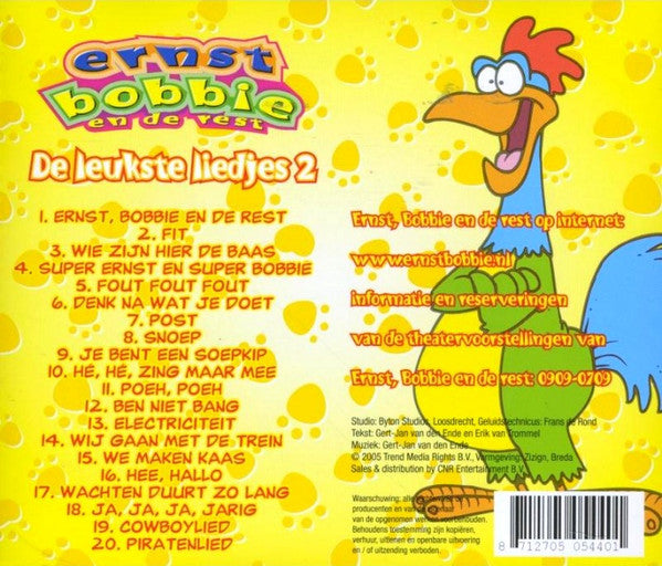 Ernst & Bobbie : De Leukste Liedjes 2 (CD, Comp)