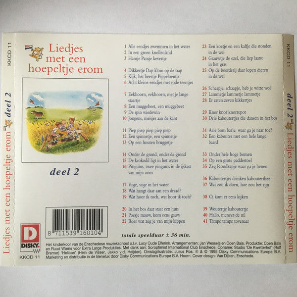 Het Kinderkoor Van De Enschedese Muziekschool O.l.v. Lucy Oude Elferink : Liedjes Met Een Hoepeltje Erom Deel 2 (CD, Comp)